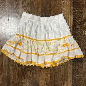 LoveShackFancy mini skirt